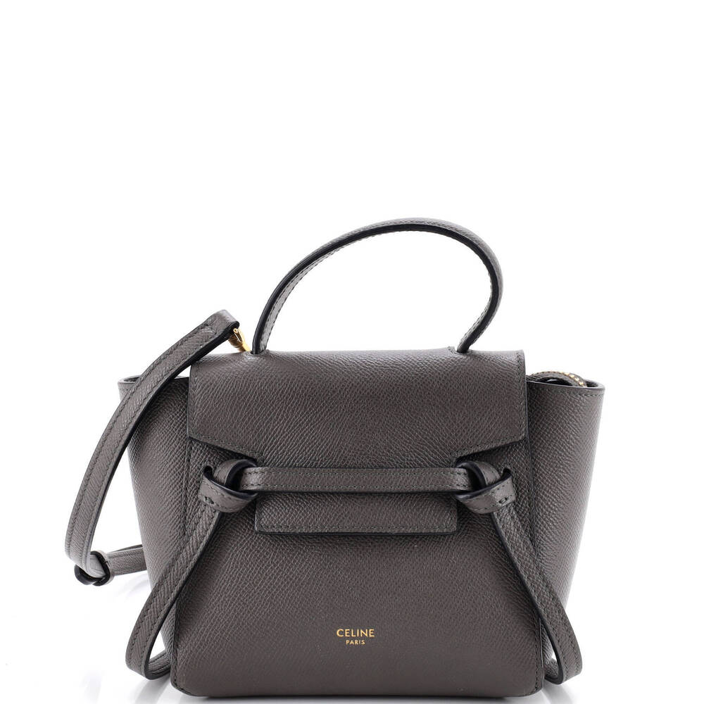 Celine Pico Belt Bag Textured Leather